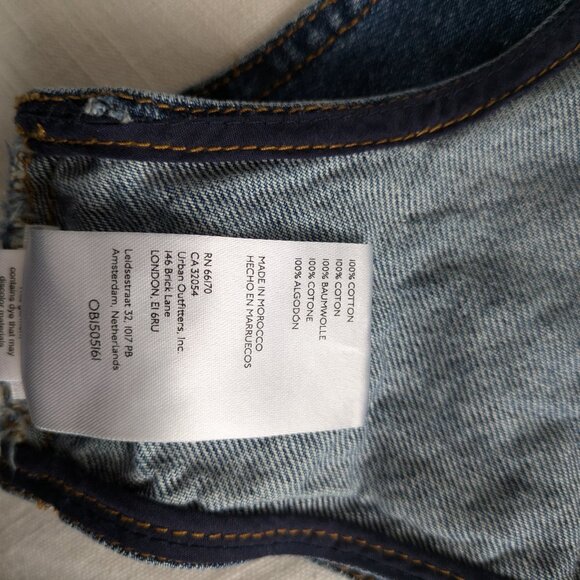 We The Free Denim Blue Cropped Vest - Picture 5 of 9